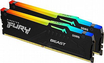 ������ ����� ���� Kingston Fury Beast KF556C36BBEAK2-32 2x16 DDR5 5600Mhz