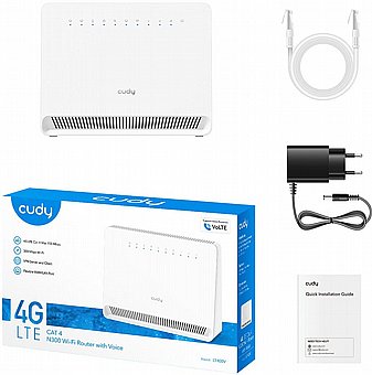 ����� ������ ������ Cudy 4G LTE / Cat4 N300 Wi-Fi LT400V