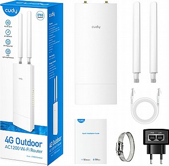 ����� ������ Cudy AC1200 Outdoor 4G LTE Cat Wi-Fi IP65 LT500