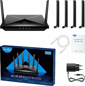 ����� ������ Cudy 4G LTE AC1200 Wi-Fi 6 4G Cat6 LT700