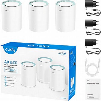 ����� Cudy AX1500 1G Whole Home Mesh Wi-Fi 6 M1500 - ���� ������