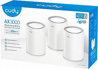 ����� Cudy AX3000 2.5G Whole Home Mesh Wi-Fi 6 System M3000 - ���� ������