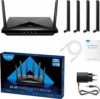 ����� ������ Cudy 5G SA/NSA AX3000 Wi-Fi 6 CPE P5