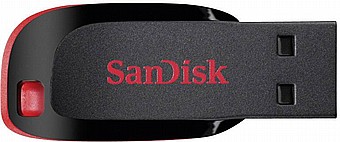 ������ ���� Sandisk Cruzer Blade 16GB USB 2.0 SDCZ50-016G-B35