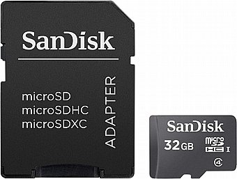 ����� ������ Sandisk 32GB Micro SDHC SDSDQM-032G-B35