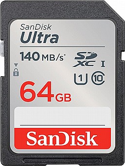����� ������ Sandisk Ultra 64GB SDXC SDSDUNB-064G-GN6IN