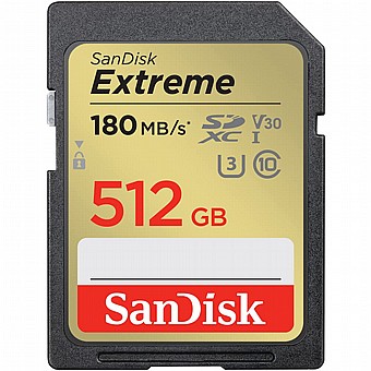 ����� ������ Sandisk Extreme 512GB SDXC 180Mb/s SDSDXVV-512G-GNCIN