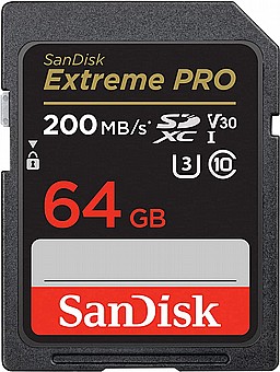����� ������ Sandisk Extreme Pro 64GB SDXC 200Mb/s SDSDXXU-064G-GN4IN