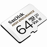 כרטיס זיכרון Sandisk High Endurance 64GB Micro SDXC SDSQQNR-064G-GN6IA כרטיס זיכרון Sandisk High Endurance 64GB Micro SDXC SDSQQNR-064G-GN6IA