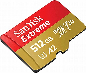 ����� ������ Sandisk Extreme 512GB Micro SD UHS 190Mb/s SDSQXAV-512G-GN6MN