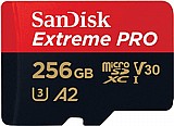 ����� ������ Sandisk Extreme Pro 256GB Micro SD UHS 200Mb/s SDSQXCD-256G-GN6MA