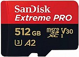 ����� ������ Sandisk Extreme Pro 512GB Micro SD UHS 200Mb/s SDSQXCD-512G-GN6MA