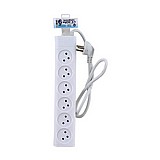 רב שקע 6 שקעים Semicom SW-MS6-1M באורך 1 מטר רב שקע 6 שקעים Semicom SW-MS6-1M באורך 1 מטר