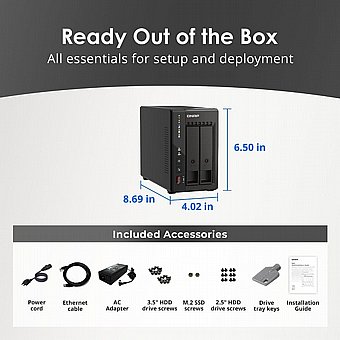 ��� ����� NAS ��� ������ QNAP TS-253E-8G