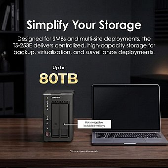 ��� ����� NAS ��� ������ QNAP TS-253E-8G