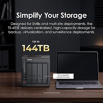 ��� ����� NAS ��� ������ QNAP TS-453E