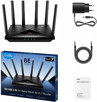 ����� Cudy BE11000 2.5G Tri-Band Wi-Fi 7 Mesh WR11000