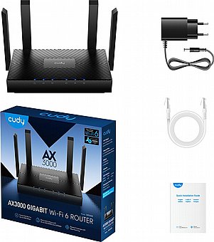 ����� ������ Cudy AX3000 Wi-Fi 6 WR3000