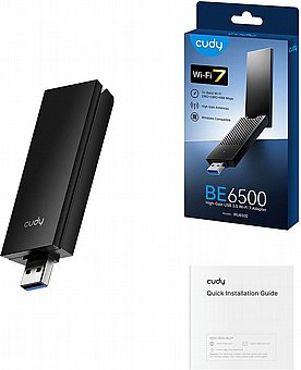 ���� ��� ������ Cudy BE6500 Tri-Band Wi-Fi 7 USB 3.0 WU6500